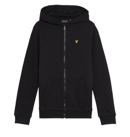 Lyle & Scott Zip through hoodie jet black 9-10 -
