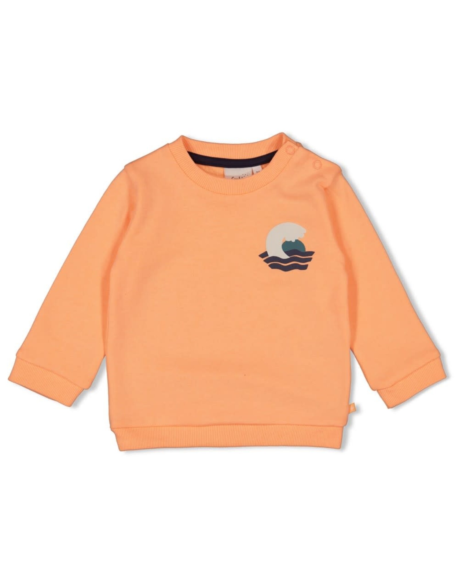 Feetje Sweater - Lagoon Legends Neon Oranje