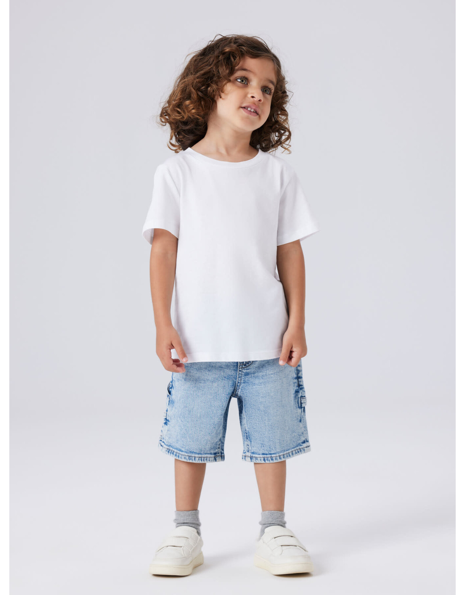 Name it NMMBEN LOOSE DNM BERMUDA 8620-BC NOOS Light Blue Denim