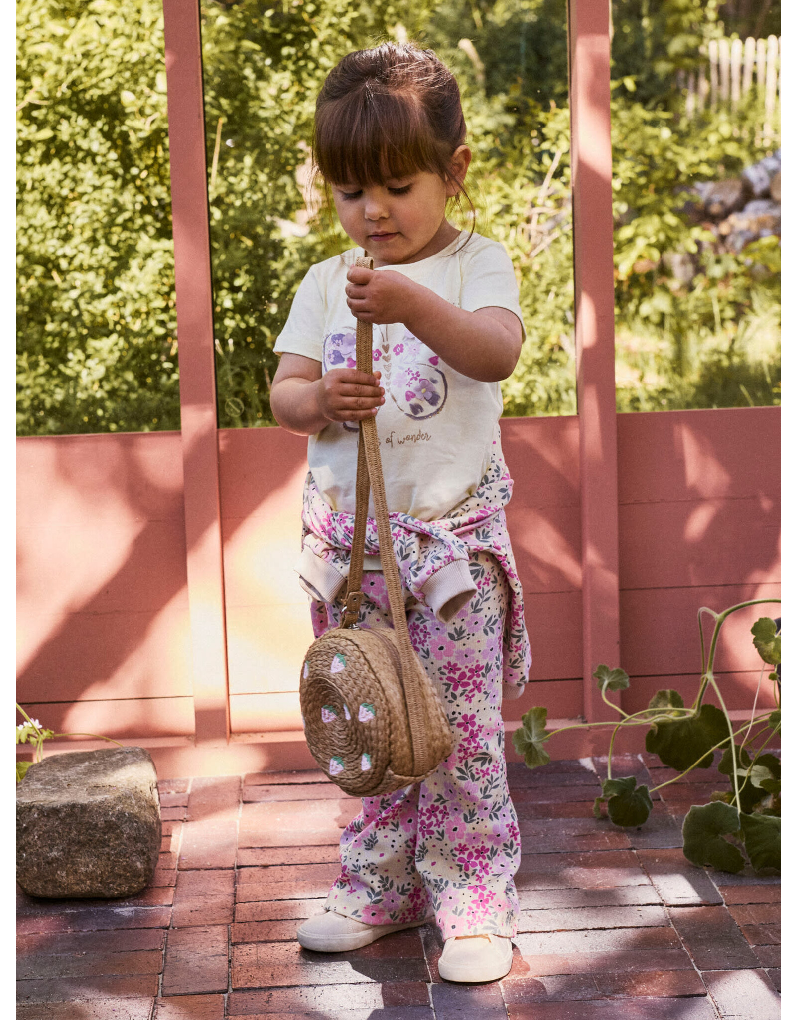 Name it NMFDARTIAS FLARED PANT Peyote Melange