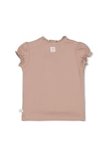 Feetje T-shirt - Delicate Flower Taupe