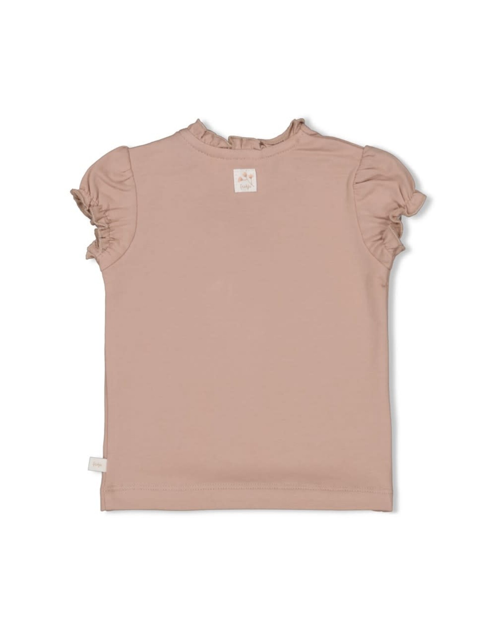 Feetje T-shirt - Delicate Flower Taupe