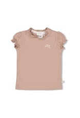 Feetje T-shirt - Delicate Flower Taupe
