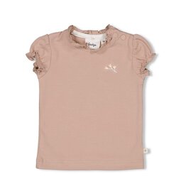 Feetje T-shirt - Delicate Flower Taupe