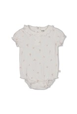 Feetje Romper crinkle AOP k/m - Delicate Flower Offwhite