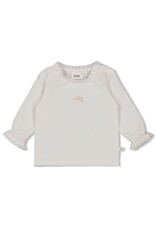 Feetje Longsleeve - Delicate Flower Offwhite