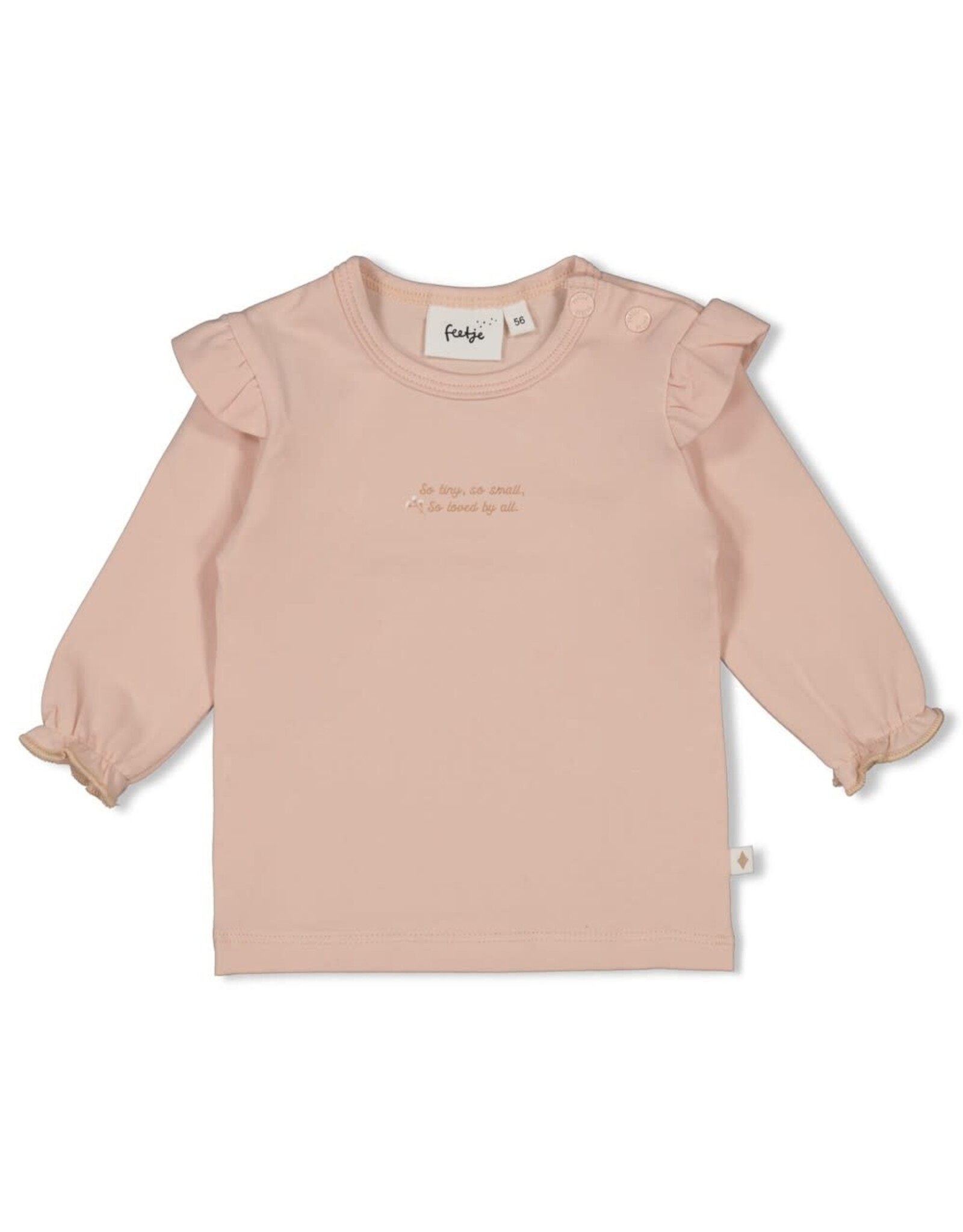 Feetje Longsleeve - Delicate Flower l.Roze