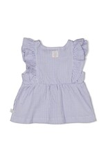 Feetje Top streep crinkle - Sea La Vie Lavendel