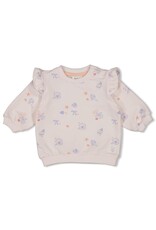 Feetje Sweater AOP relaxed fit - Sea La Vie l.Roze