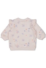 Feetje Sweater AOP relaxed fit - Sea La Vie l.Roze