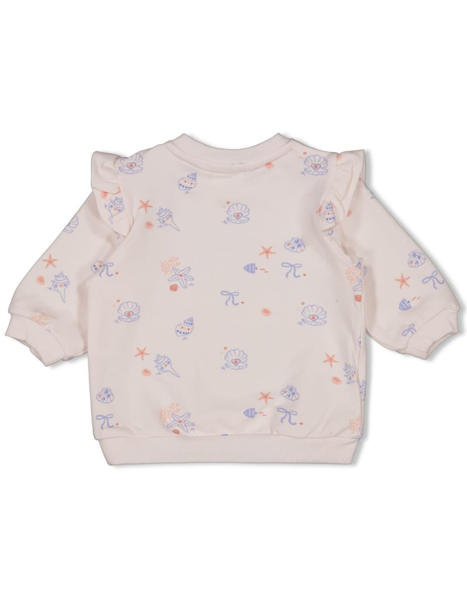 Feetje Sweater AOP relaxed fit - Sea La Vie l.Roze