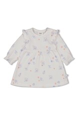 Feetje Jurk crinkle AOP l/m - Sea La Vie Offwhite