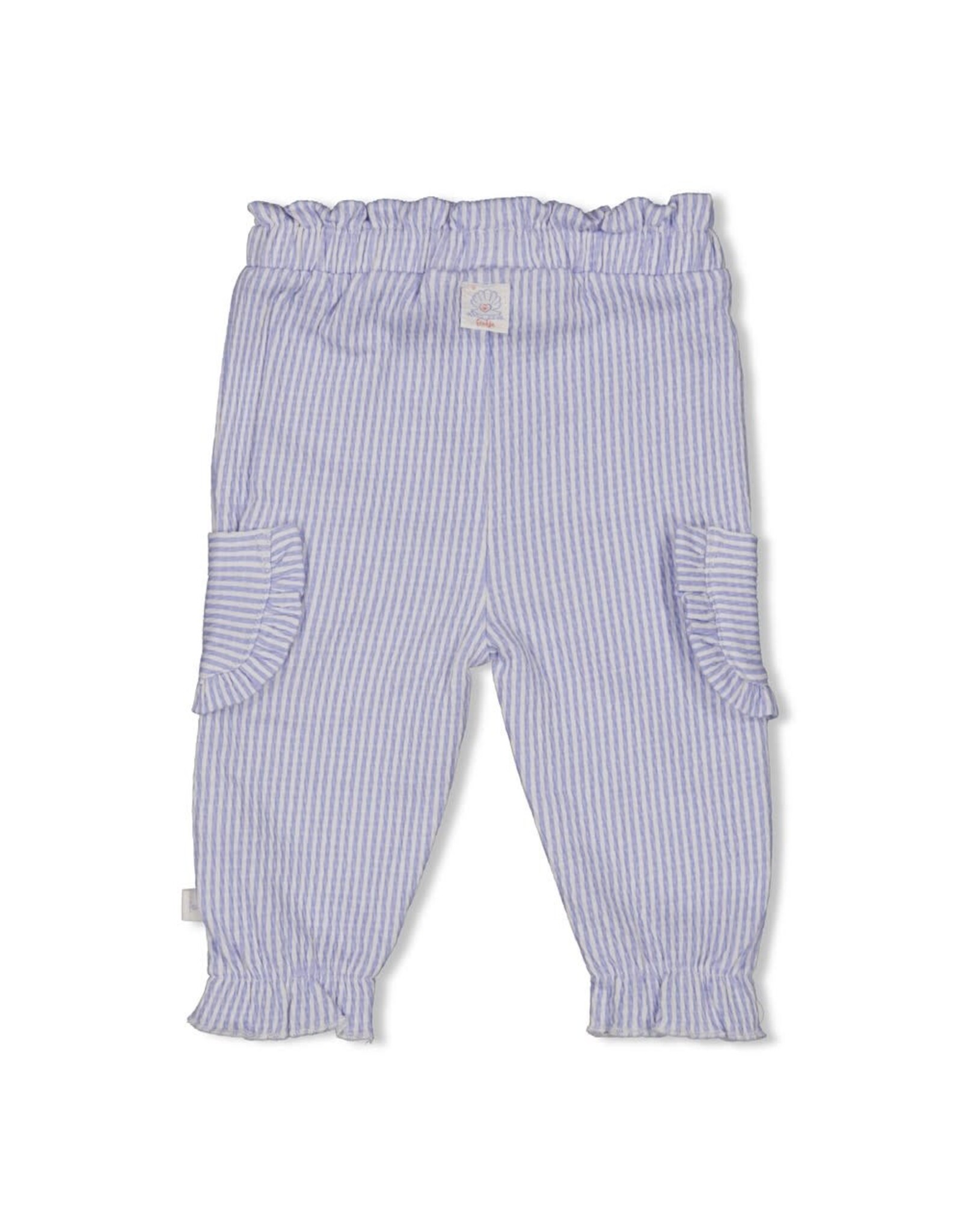 Feetje Broek crinkle streep - Sea La Vie Lavendel