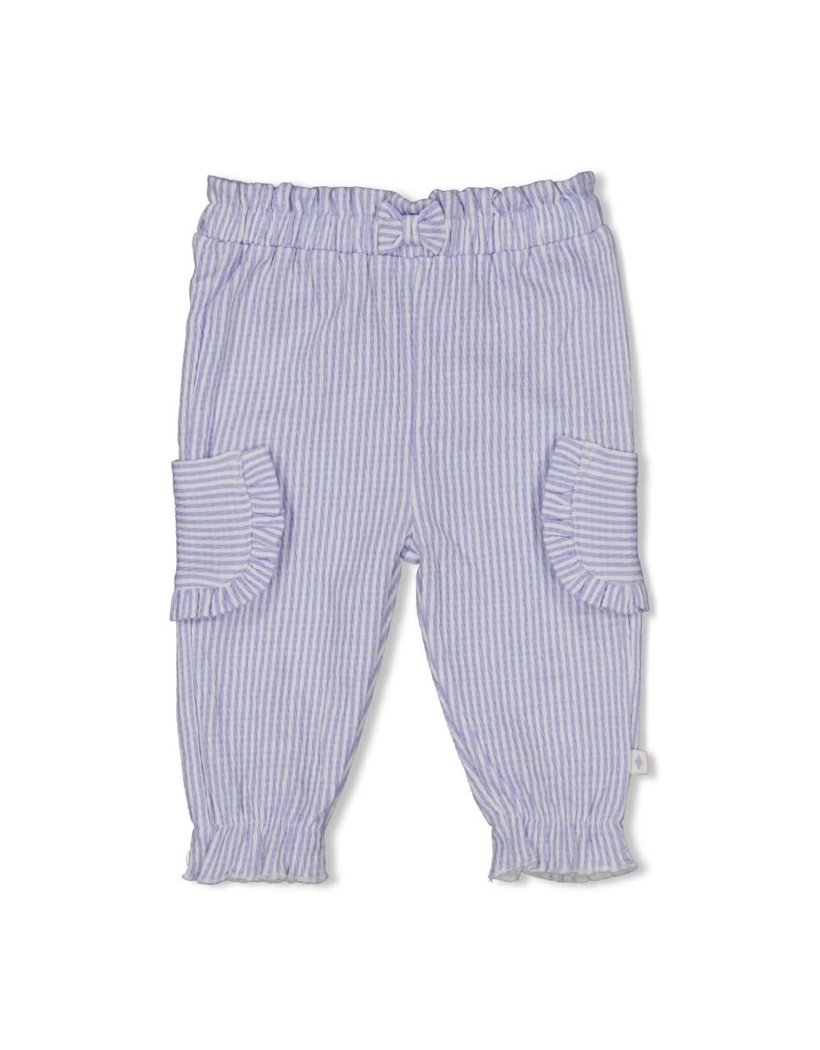 Feetje Broek crinkle streep - Sea La Vie Lavendel