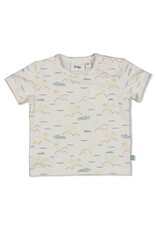 Feetje T-shirt AOP - You Croc my World Offwhite