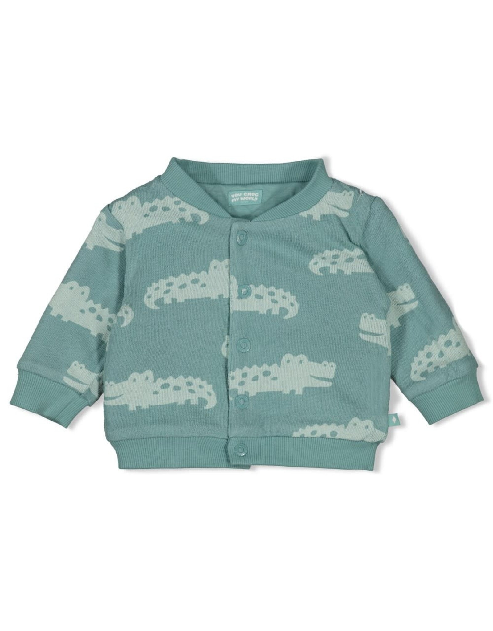 Feetje Omkeerbaar bomberjack - You Croc my World Zeegroen