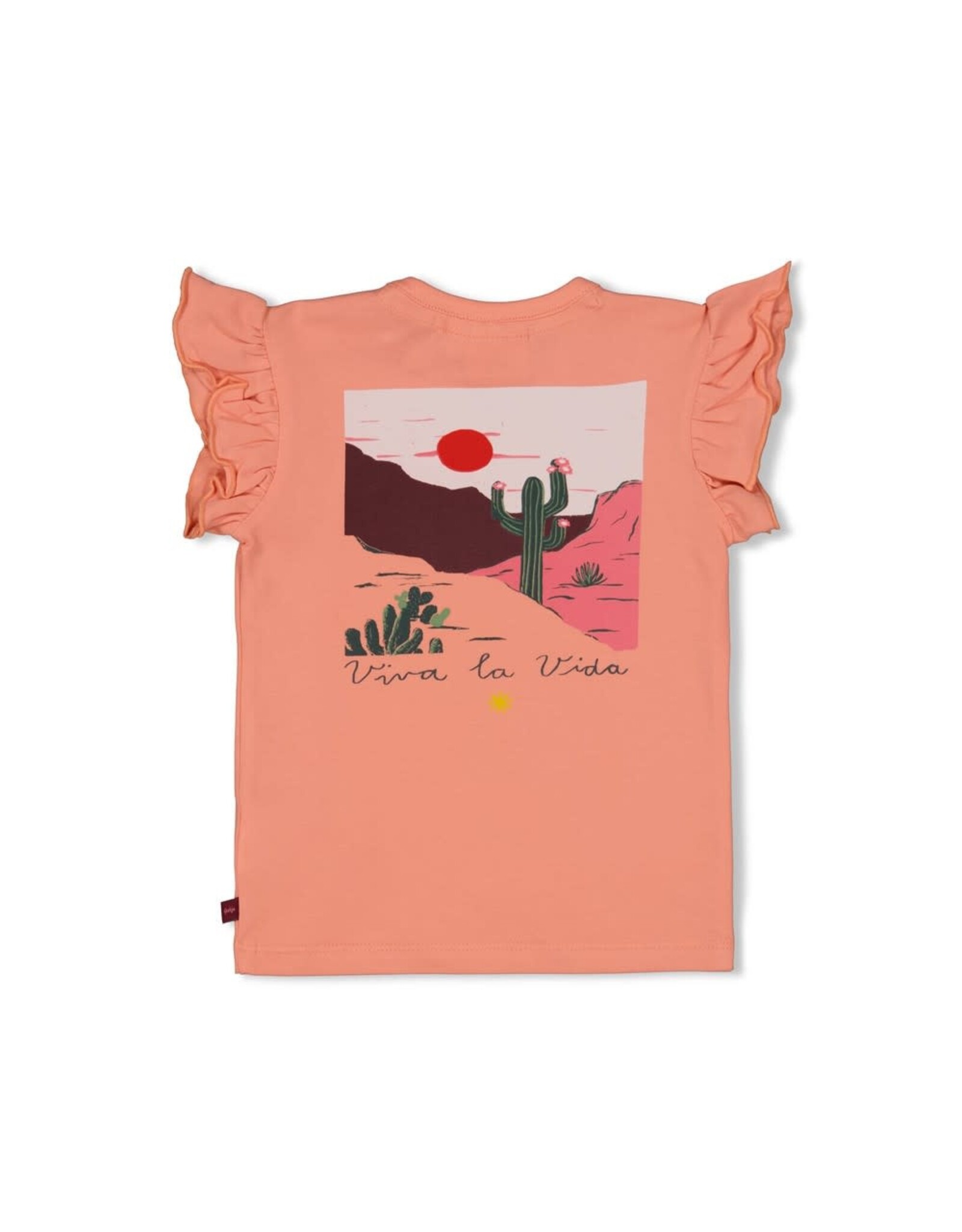 Feetje T-shirt - Salsa Sunset Zalm