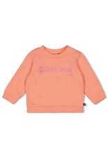 Feetje Sweater - Salsa Sunset Zalm