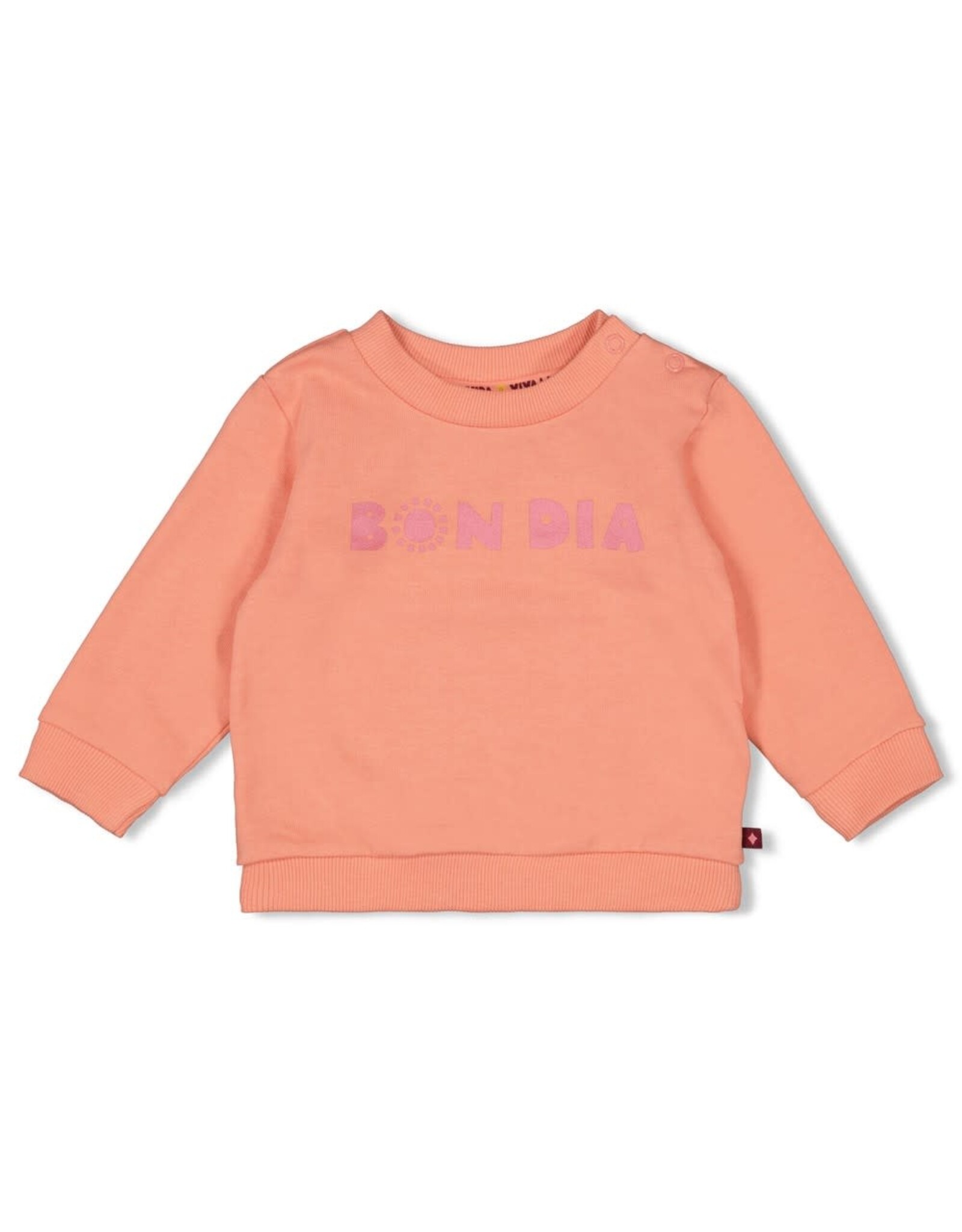 Feetje Sweater - Salsa Sunset Zalm