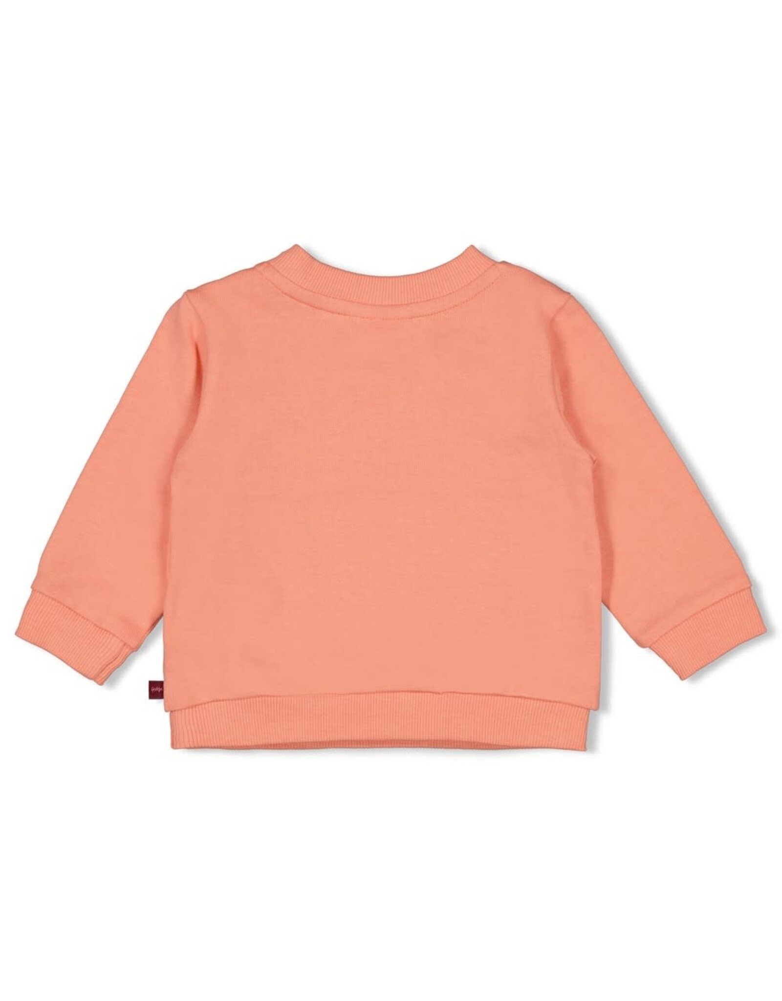 Feetje Sweater - Salsa Sunset Zalm