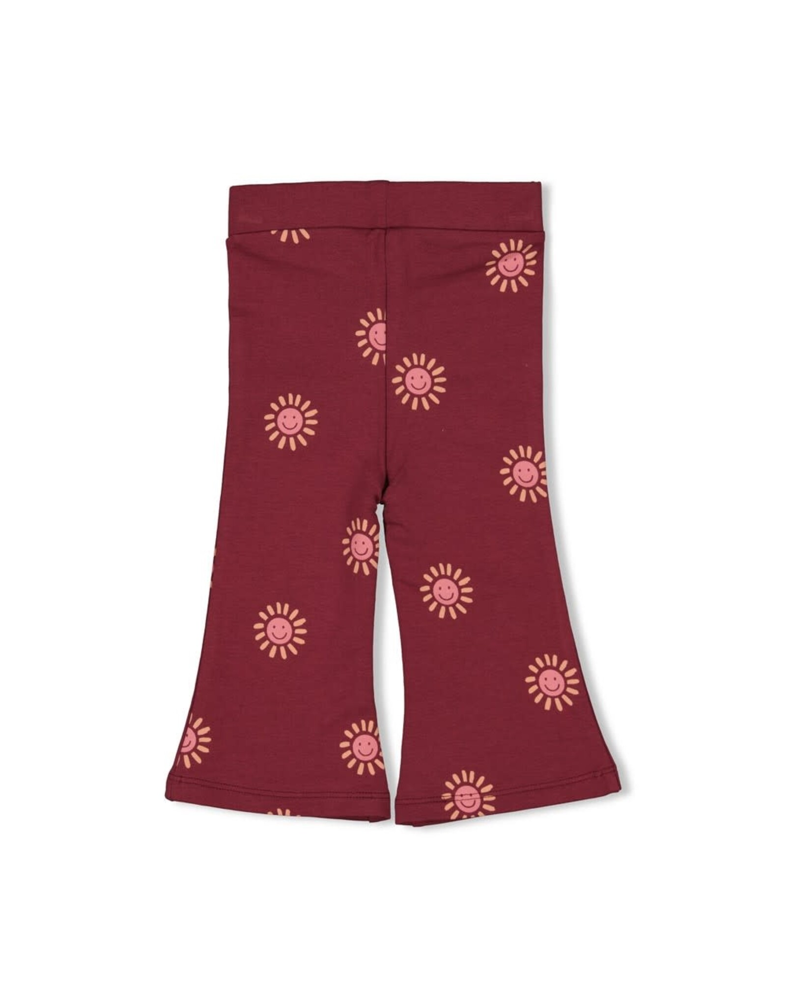 Feetje Flare broek AOP - Salsa Sunset Bordeaux