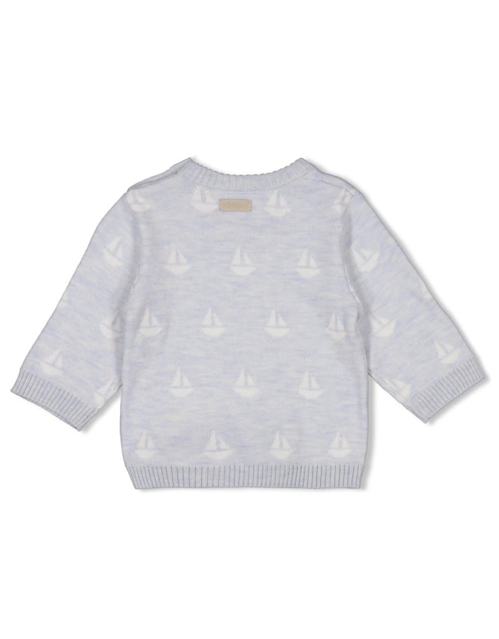 Feetje Sweater gebreid AO - The Knits Blauw melange
