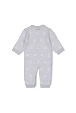 Feetje Pak gebreid AO - The Knits Blauw melange