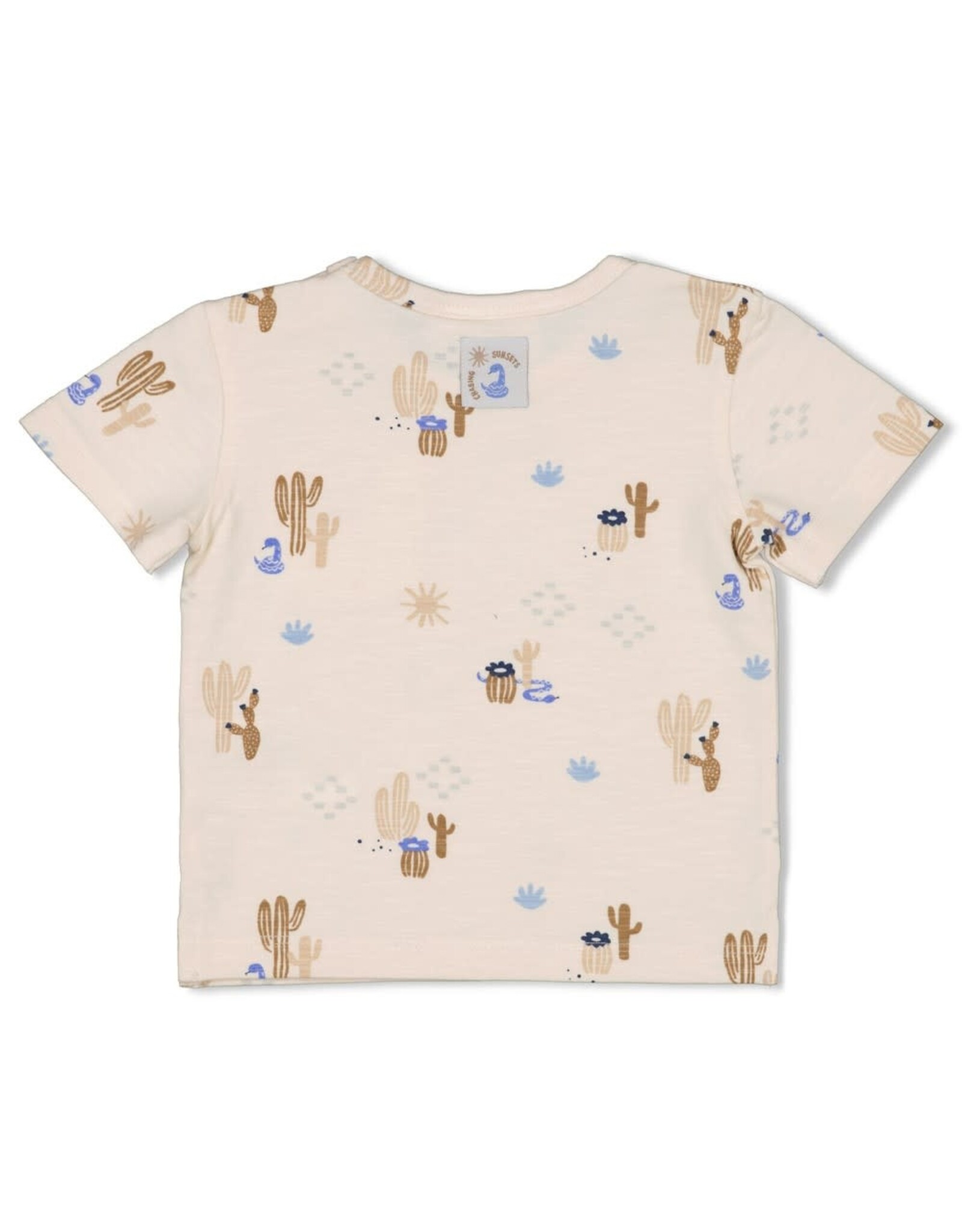 Feetje T-shirt AOP - Sssiesta Offwhite