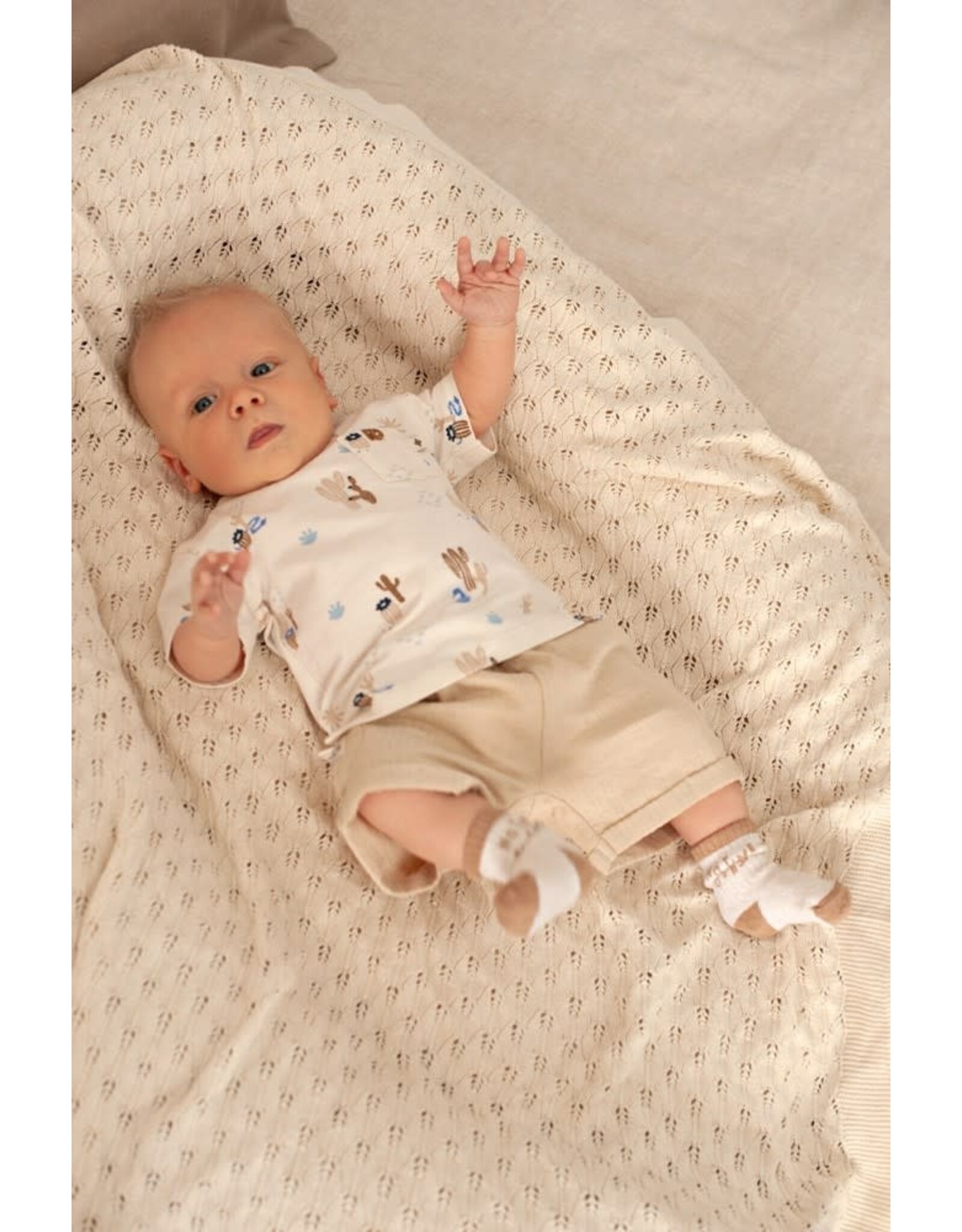 Feetje T-shirt AOP - Sssiesta Offwhite