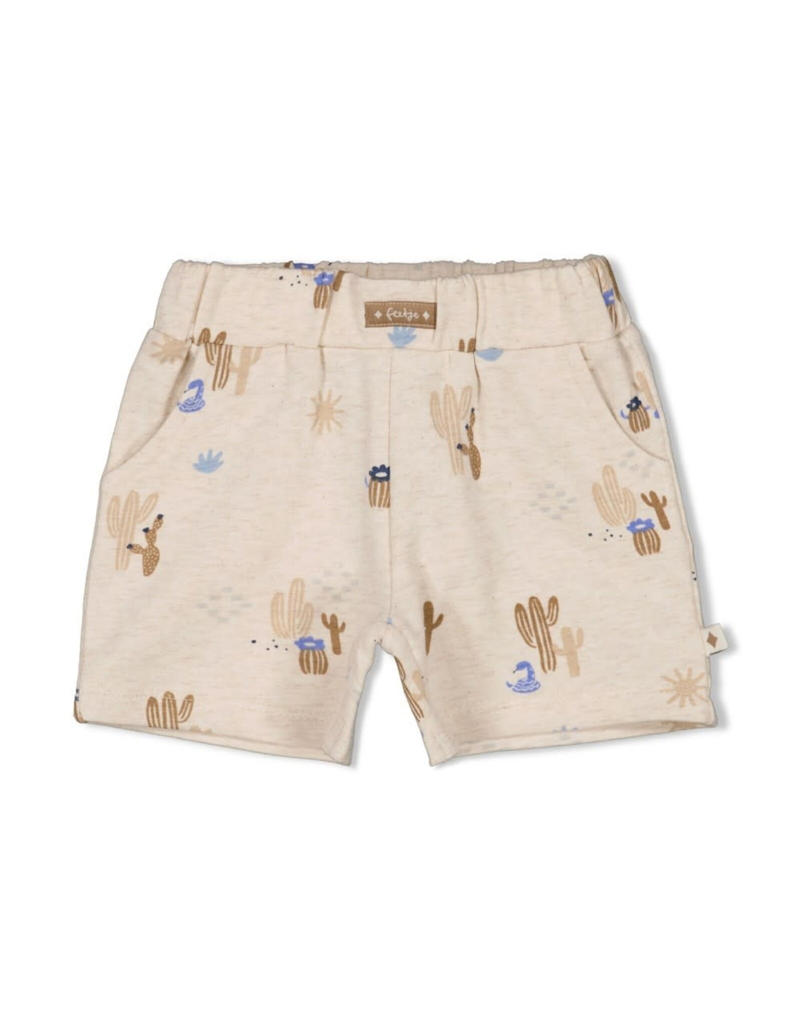Feetje Short AOP - Sssiesta Offwhite melange