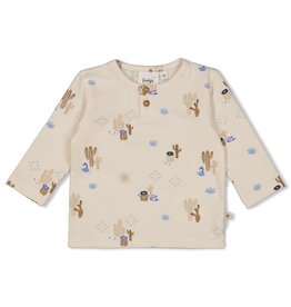 Feetje Longsleeve AOP - Sssiesta Offwhite