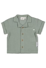 Feetje Blouse mousseline - Summer Woven Zeegroen