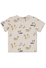 Feetje T-shirt AOP - Safari Savage Offwhite
