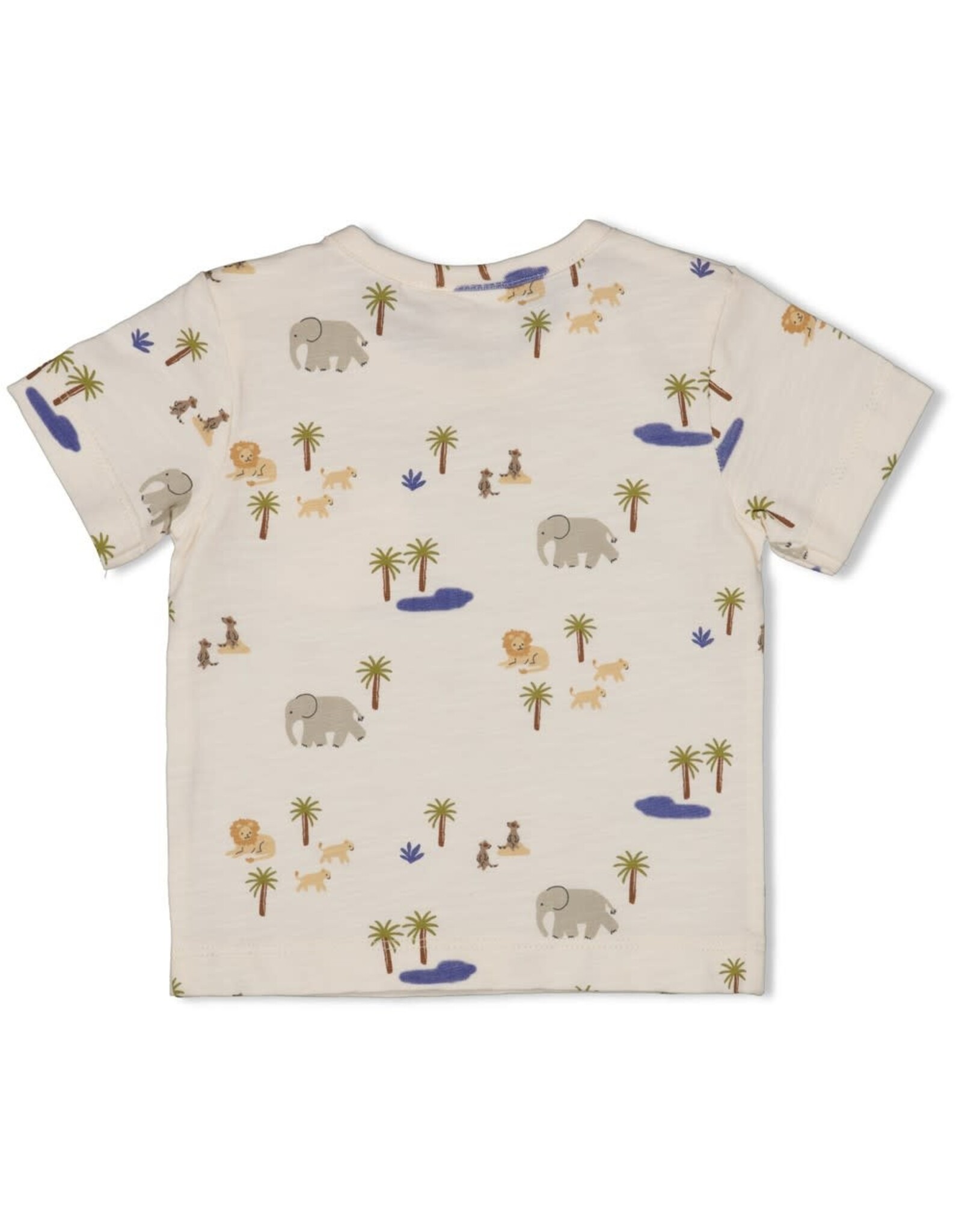 Feetje T-shirt AOP - Safari Savage Offwhite