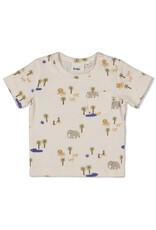Feetje T-shirt AOP - Safari Savage Offwhite