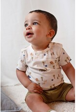 Feetje T-shirt AOP - Safari Savage Offwhite