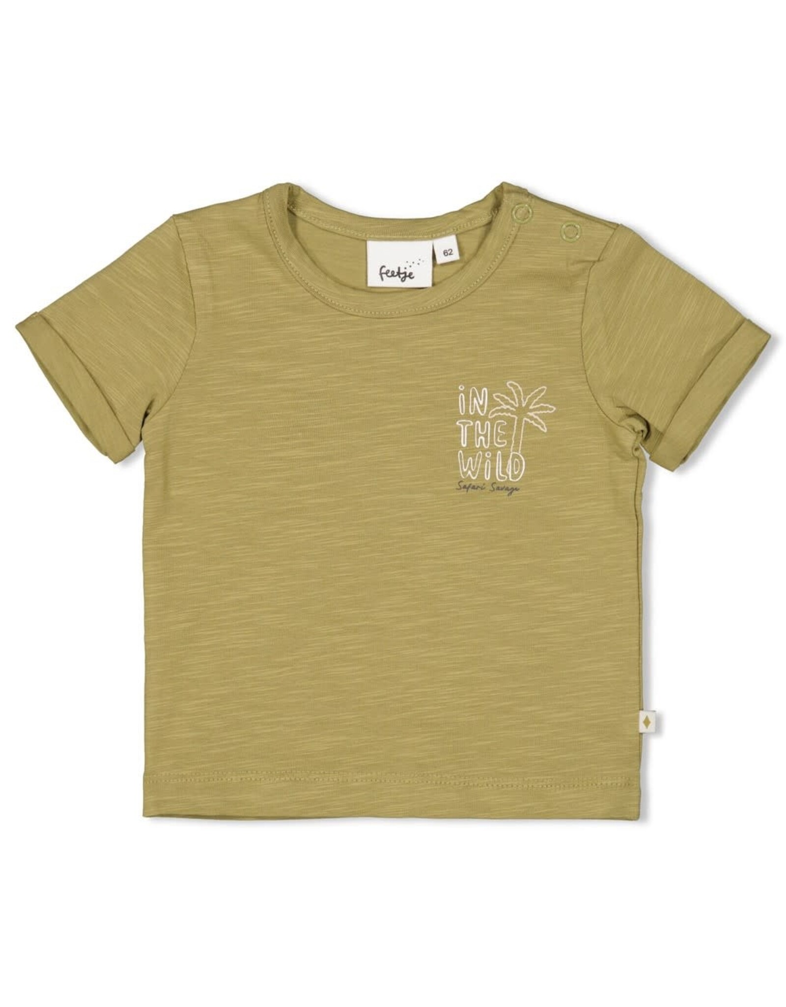 Feetje T-shirt - Safari Savage Groen