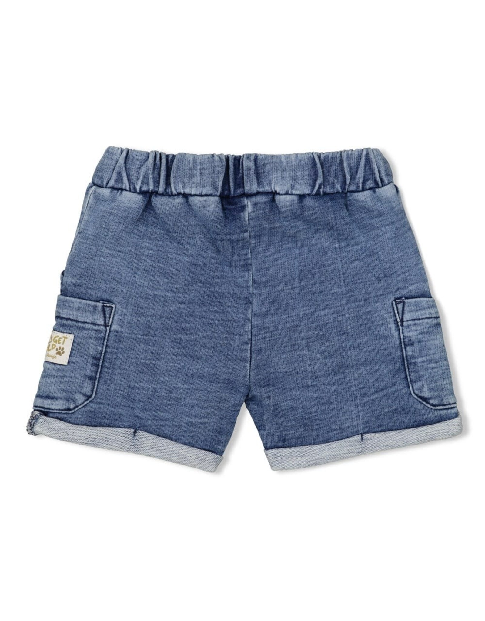 Feetje Short jogg denim - Safari Savage L.blauw denim