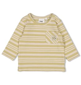 Feetje Longsleeve streep - Safari Savage Groen