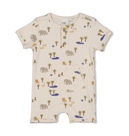 Feetje Kort pakje rib AOP - Safari Savage Offwhite