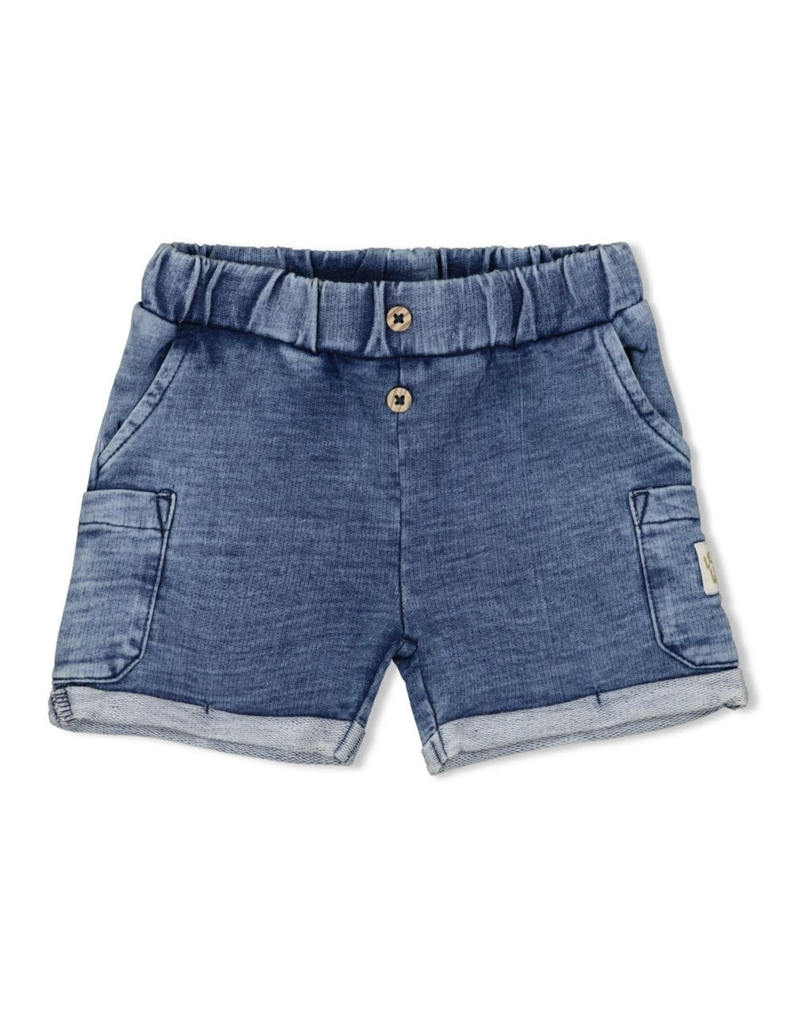 Feetje Short jogg denim - Safari Savage L.blauw denim