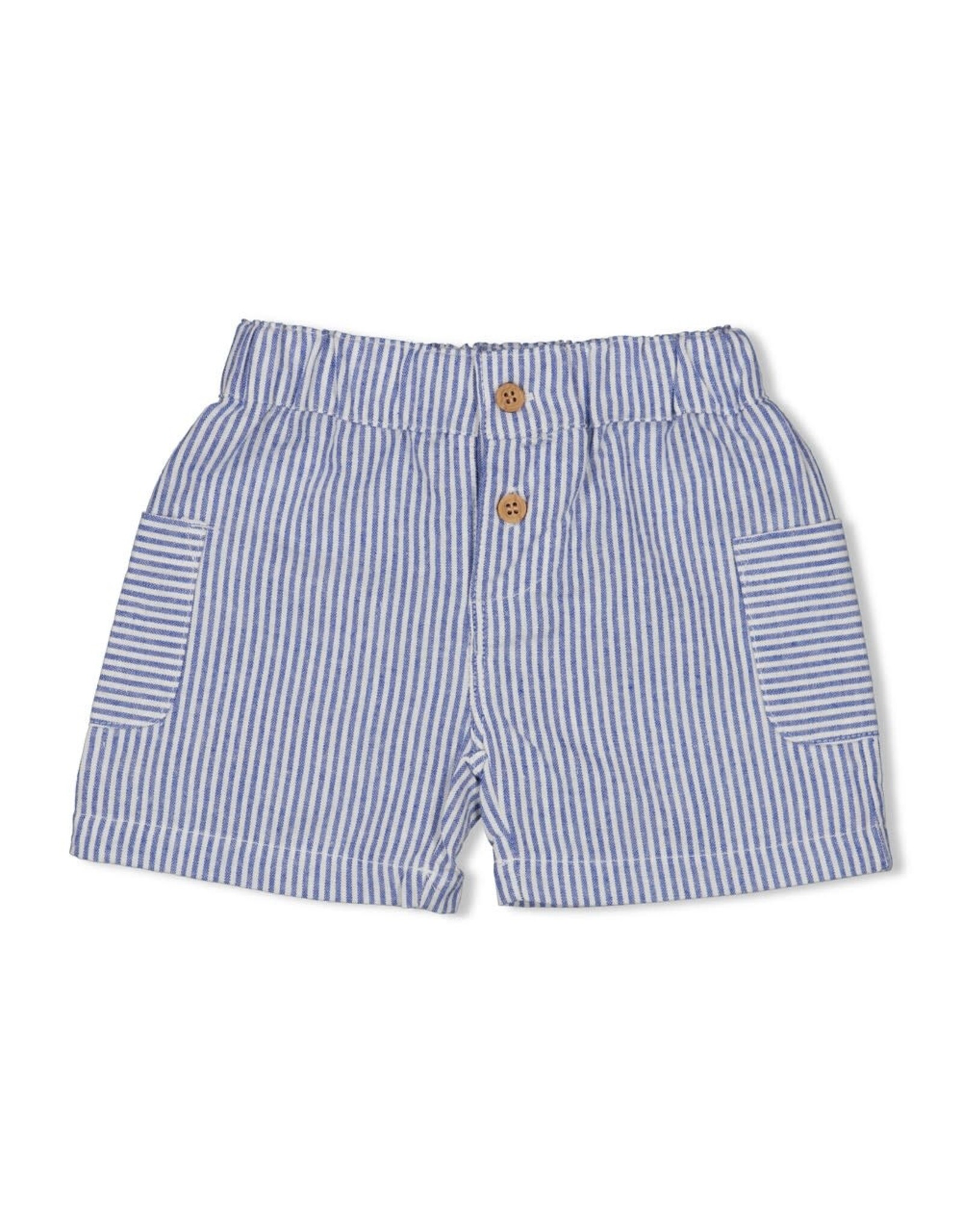Feetje Short streep chambray - Seaside Happiness Chambray