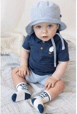 Feetje Short streep chambray - Seaside Happiness Chambray