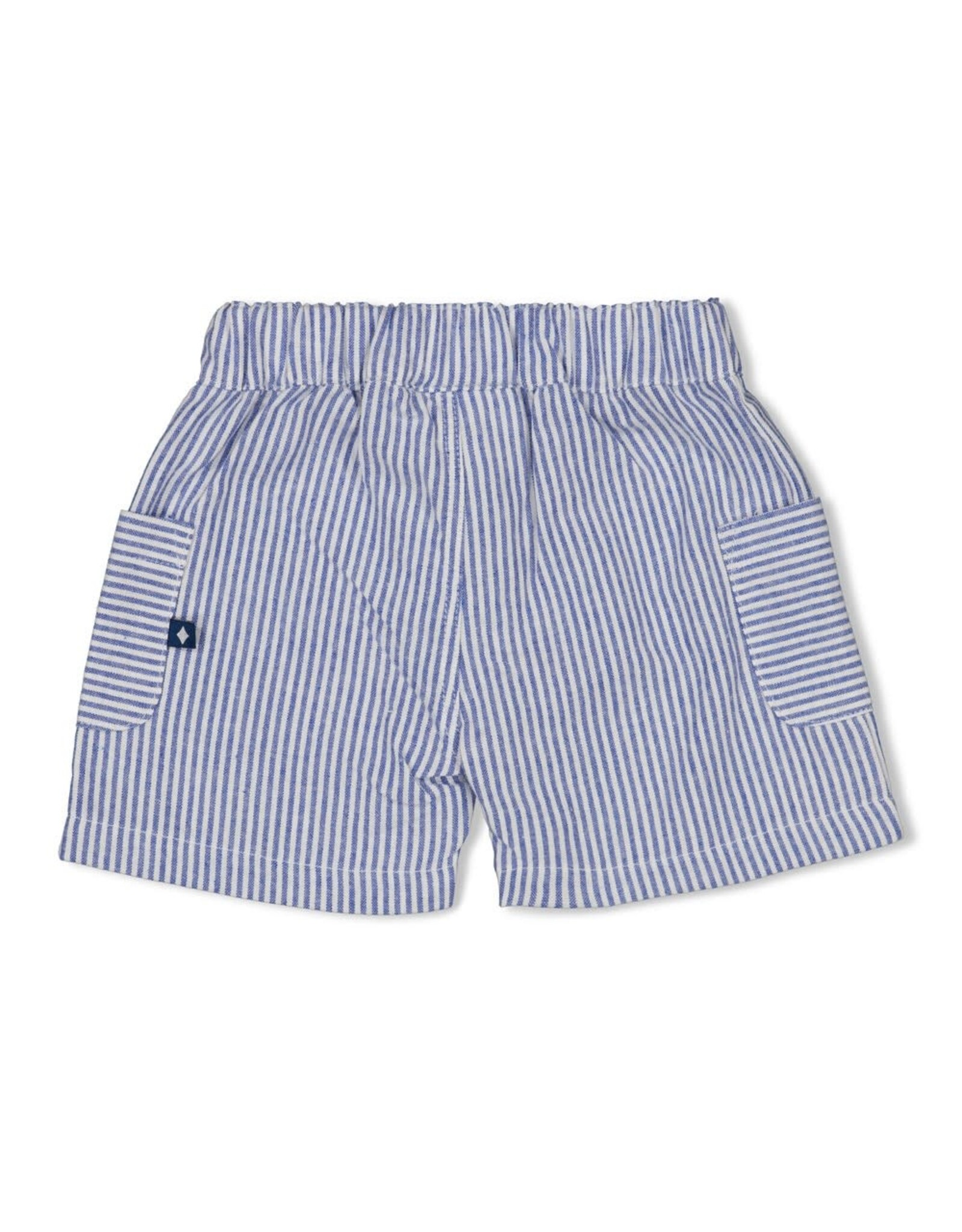 Feetje Short streep chambray - Seaside Happiness Chambray