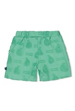 Feetje Short AO badstof - Seaside Happiness Groen