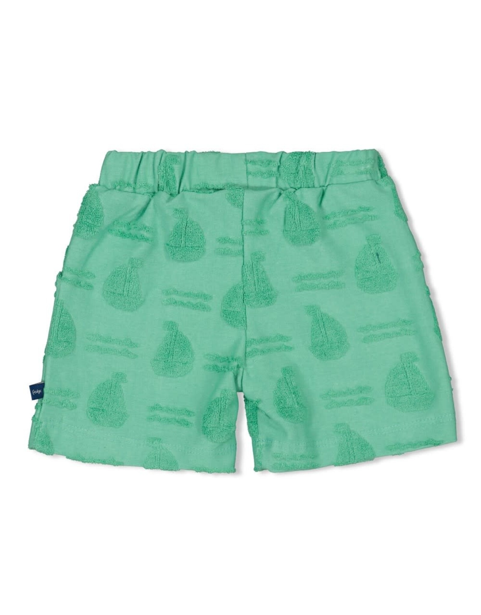 Feetje Short AO badstof - Seaside Happiness Groen