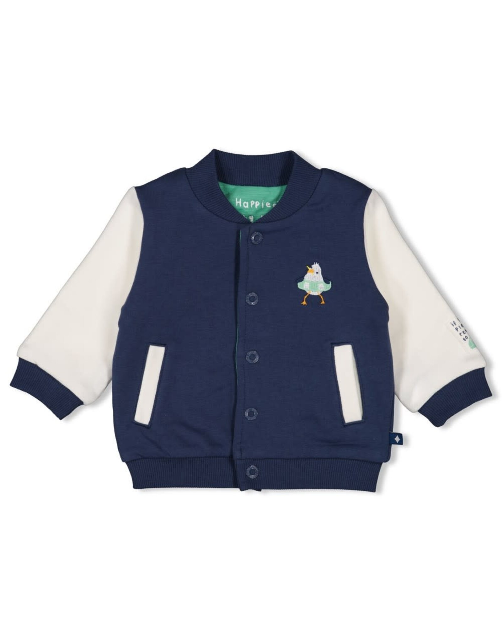 Feetje Omkeerbaar bomberjack - Seaside Happiness Indigo