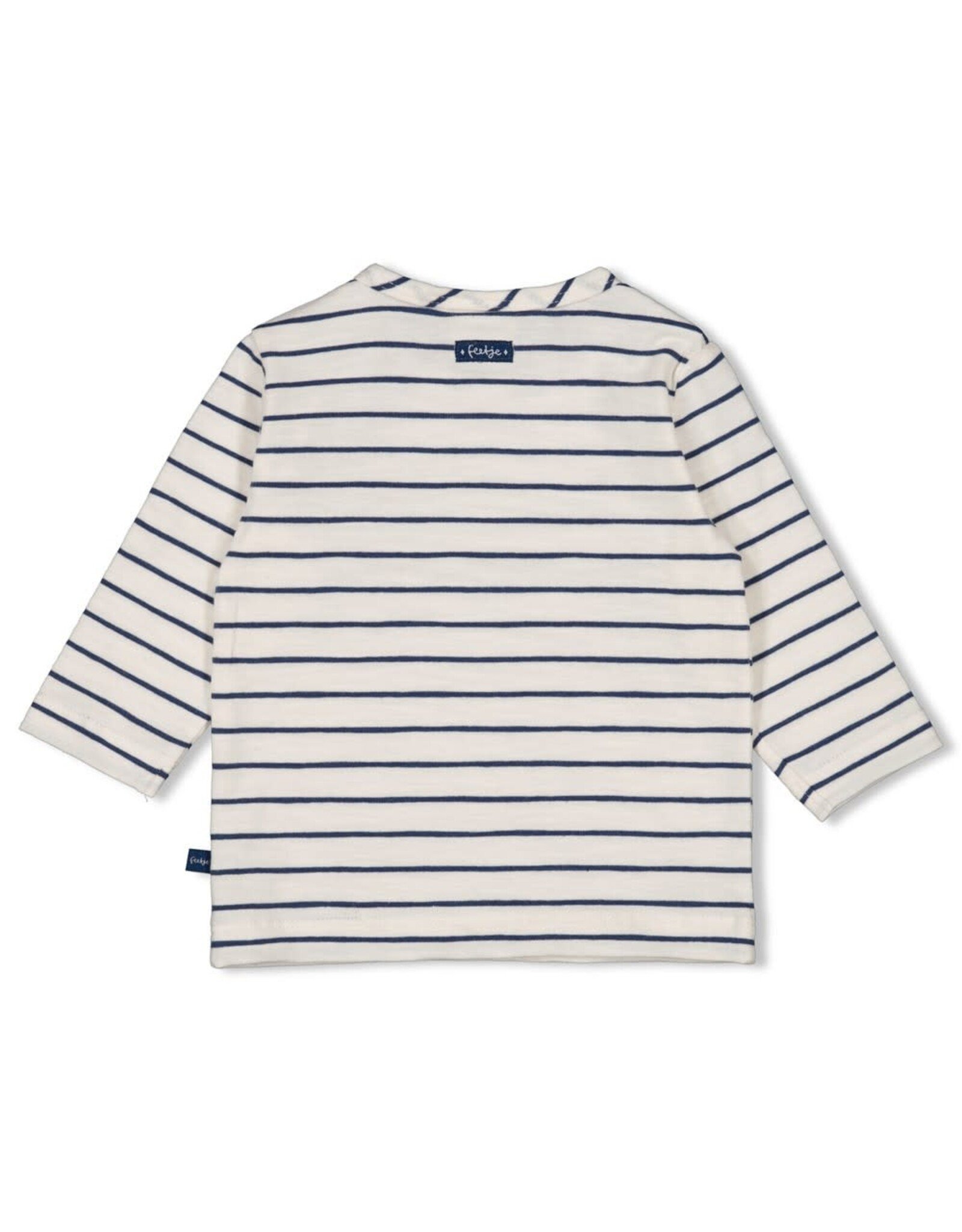Feetje Longsleeve streep - Seaside Happiness Offwhite