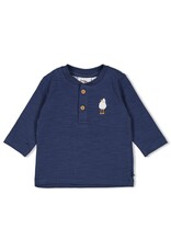 Feetje Longsleeve - Seaside Happiness Indigo