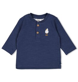 Feetje Longsleeve - Seaside Happiness Indigo